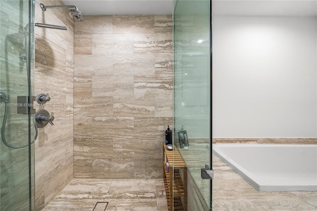 2900 NE 7th Ave Unit 2303, Miami, FL 33137 - bathroom with a stall shower and a garden tub