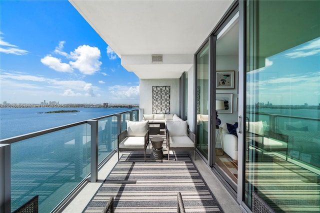 2900 NE 7th Ave Unit 2303, Miami, FL 33137 - balcony featuring a water view