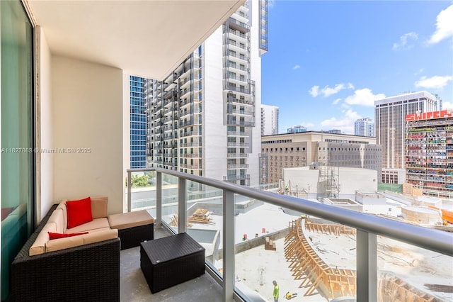 300 S Biscayne Blvd Unit T-1403, Miami, FL 33131 - balcony featuring a view of city