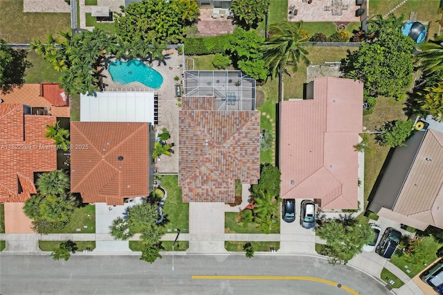 15827 NW 4th Ct, Pembroke Pines, FL 33028 - bird's eye view of a pool area