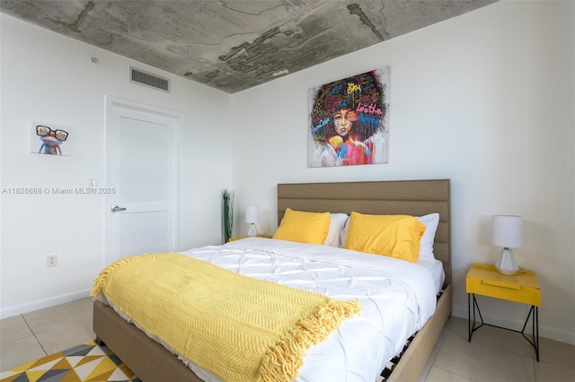 3250 NE 1st Ave Unit 911, Miami, FL 33137 - bedroom with tile patterned floors