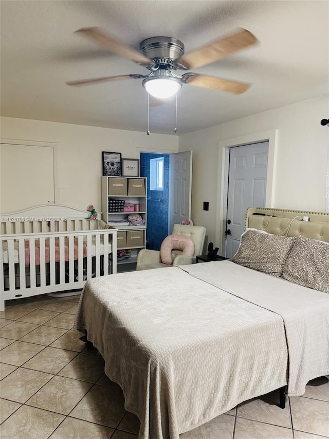 3915 NW 4th Ter, Miami, FL 33126 - bedroom featuring tile patterned floors and a ceiling fan