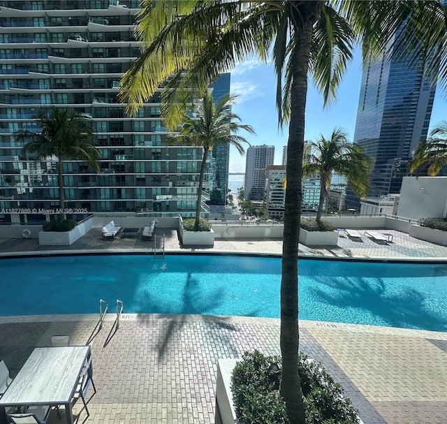 60 SW 13th St Unit 2824, Miami, FL 33130 - community pool featuring a patio area