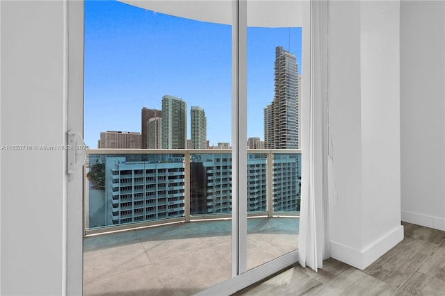 725 NE 22nd St Unit 16A, Miami, FL 33137 - balcony featuring a view of city