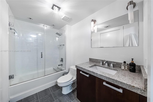 720 NE 62nd St Unit 403, Miami, FL 33138 - bathroom featuring vanity and shower / bath combination with glass door