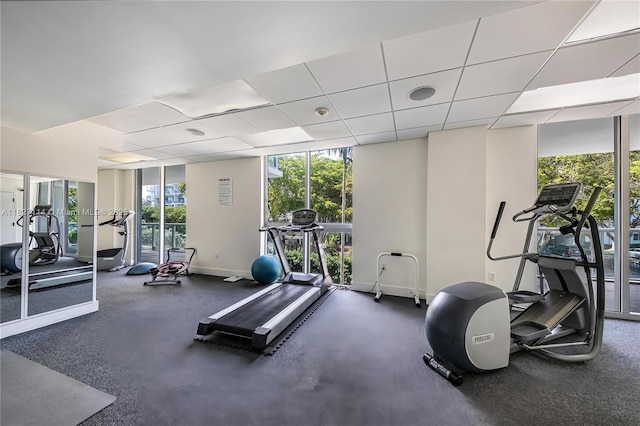 720 NE 62nd St Unit 403, Miami, FL 33138 - gym featuring baseboards
