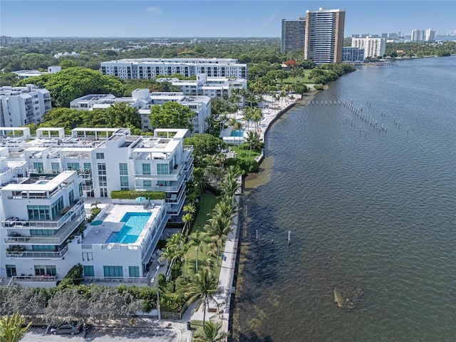720 NE 62nd St Unit 403, Miami, FL 33138 - view of urban area with a large body of water and a pool