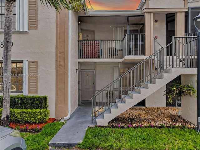 889 Hamilton Dr Unit 889B, Homestead, FL 33034 - view of property featuring stairs