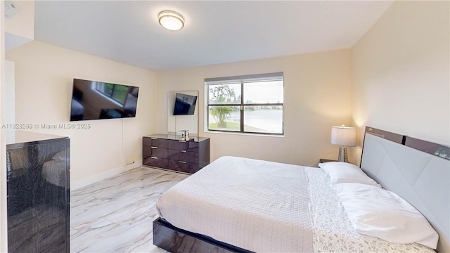 889 Hamilton Dr Unit 889B, Homestead, FL 33034 - bedroom featuring marble finish flooring