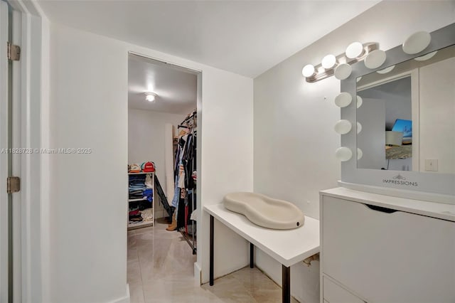 9255 SW 125th Ave Unit 108R, Miami, FL 33186 - bathroom with marble finish flooring and a walk in closet