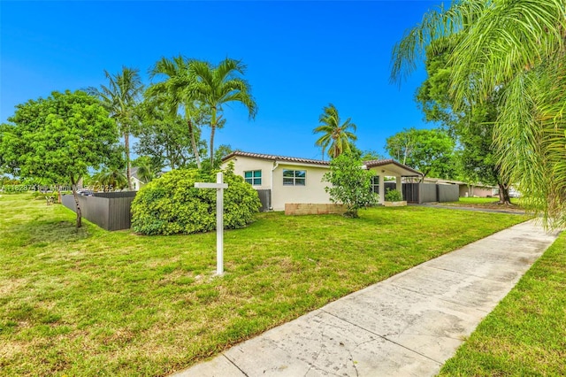 6601 Branch St, Hollywood, FL 33024 - view of front of house featuring stucco siding and a tiled roof