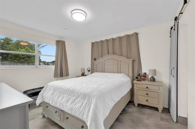 6601 Branch St, Hollywood, FL 33024 - bedroom with a barn door