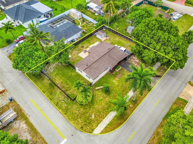6601 Branch St, Hollywood, FL 33024 - aerial view of property's location with property parcel outlined