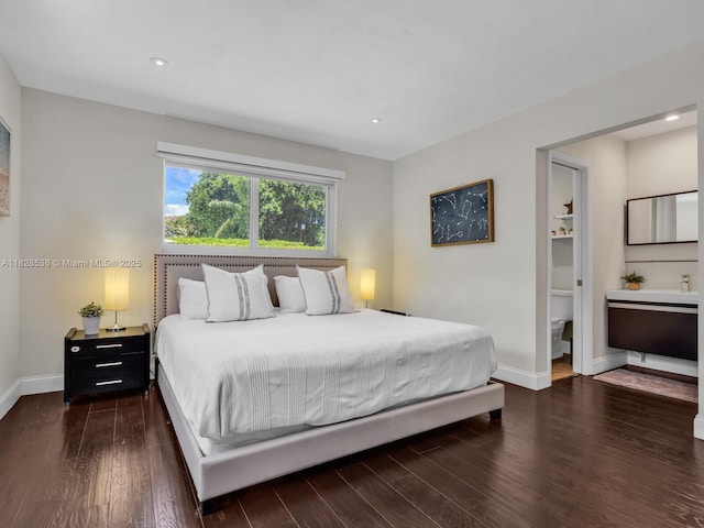 9510 NW 1st Ave, Miami Shores, FL 33150 - bedroom featuring wood finished floors and recessed lighting