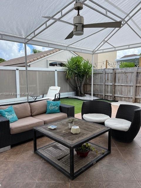 1988 SE 12th St, Homestead, FL 33035 - view of fenced backyard