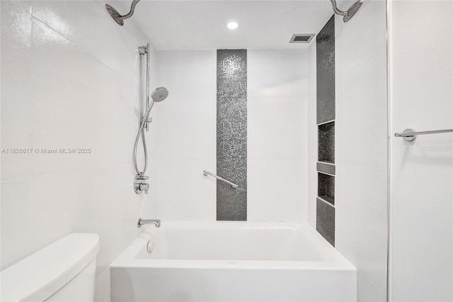 600 Three Islands Blvd Unit 1016, Hallandale Beach, FL 33009 - bathroom with  shower combination and recessed lighting