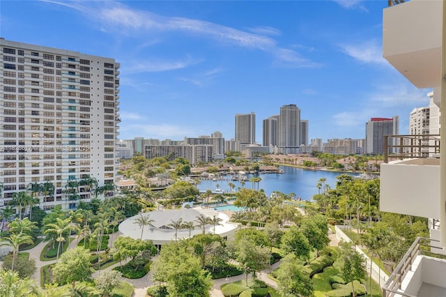 600 Three Islands Blvd Unit 1016, Hallandale Beach, FL 33009 - water view with skyline