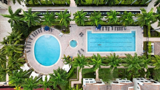3055 NW 126th Ave Unit 107, Sunrise, FL 33323 - drone / aerial view of a pool area