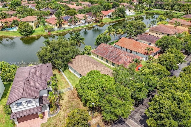 5046 SW 137th Ter, Miramar, FL 33027 - aerial perspective of suburban area with a large body of water
