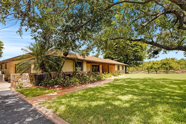 31260 SW 202nd Ave, Homestead, FL 33030 - view of home's exterior with a yard and stucco siding