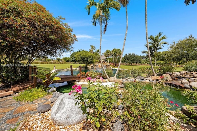 31260 SW 202nd Ave, Homestead, FL 33030 - view of yard featuring a small pond