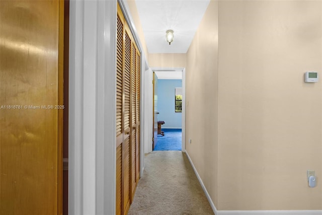 31260 SW 202nd Ave, Homestead, FL 33030 - hallway featuring carpet floors and baseboards