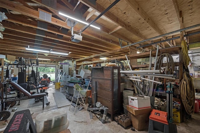 31260 SW 202nd Ave, Homestead, FL 33030 - below grade area with a workshop area