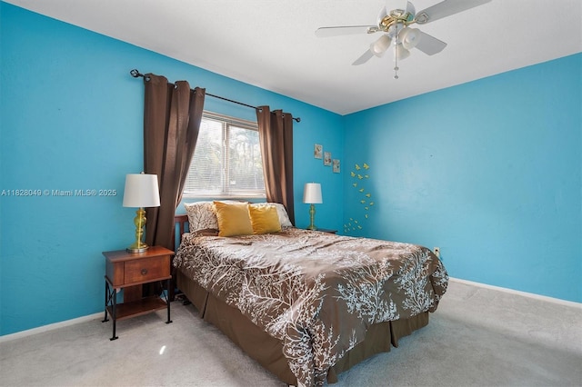 7306 NW 95th Way, Tamarac, FL 33321 - bedroom with carpet and a ceiling fan