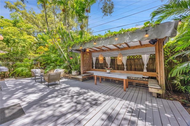 2427 Tequesta Ln, Miami, FL 33133 - wooden terrace featuring a pergola