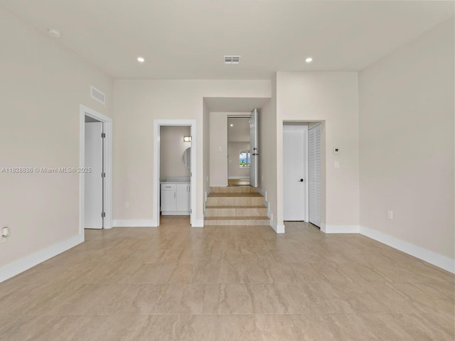 3455 E 1st Ct, Hialeah, FL 33013 - spare room featuring recessed lighting and a smoke detector