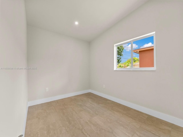 3455 E 1st Ct, Hialeah, FL 33013 - spare room featuring baseboards and recessed lighting