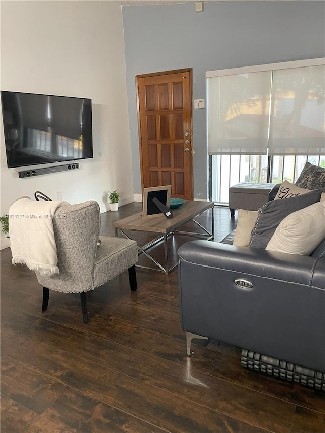 7525 SW 153rd Pl Unit 203-11, Miami, FL 33193 - living room featuring wood-type flooring