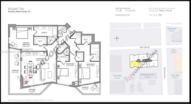 1010 SW 2nd Ave Unit Ph06, Miami, FL 33130 - view of property floor plan