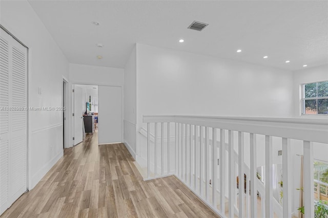 2620 SW 150th Ct, Miami, FL 33185 - hall with light wood-style floors and recessed lighting