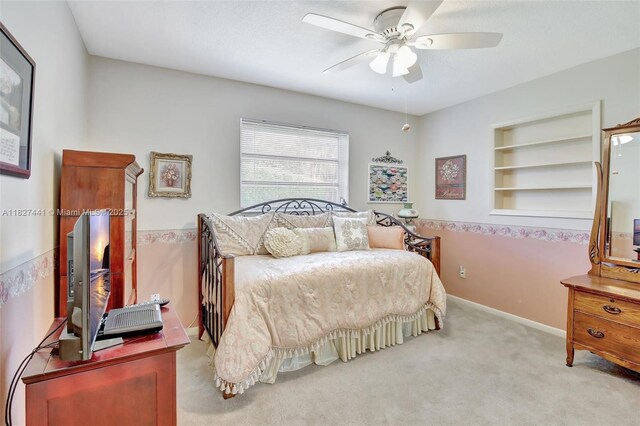 16702 NW 73rd Ct, Hialeah, FL 33015 - carpeted bedroom featuring baseboards and ceiling fan