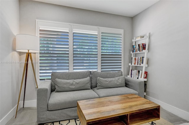 1330 Harrison St, Hollywood, FL 33019 - living room with baseboards