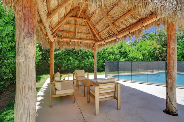 1330 Harrison St, Hollywood, FL 33019 - view of patio featuring a gazebo