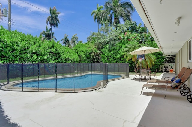 1330 Harrison St, Hollywood, FL 33019 - view of pool with a patio and outdoor dining area