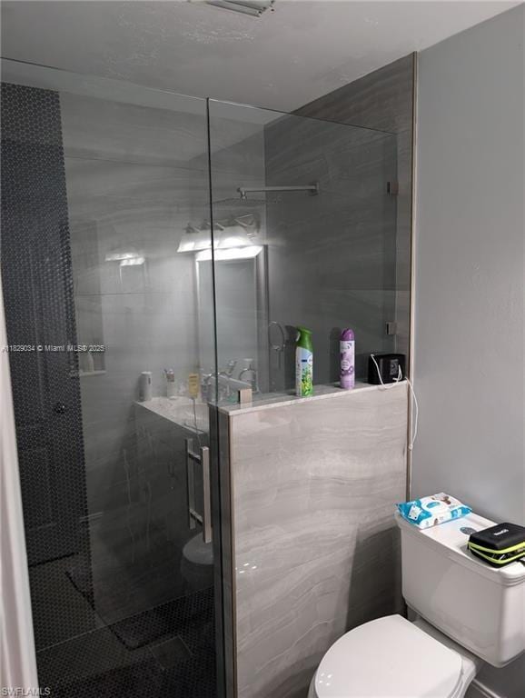 1206 Archdale St, Lehigh Acres, FL 33936 - full bathroom with toilet and a stall shower