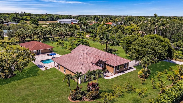 12851 Luray Rd, Southwest Ranches, FL 33330 - view from above of property