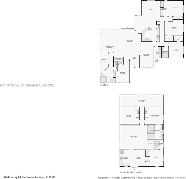 12851 Luray Rd, Southwest Ranches, FL 33330 - view of property floor plan