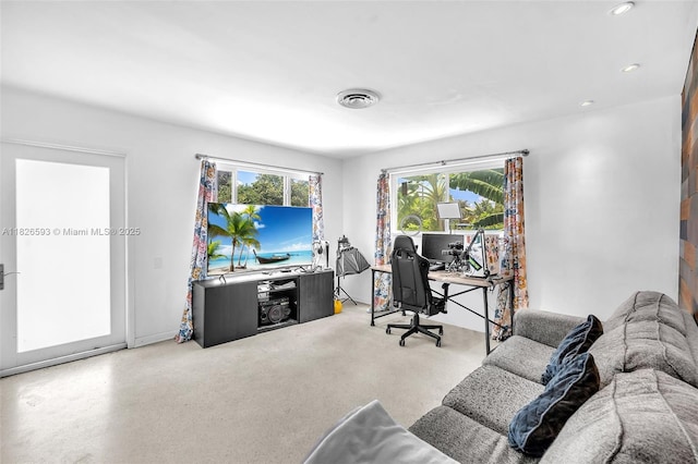 412 S 24th Ave, Hollywood, FL 33020 - home office with recessed lighting