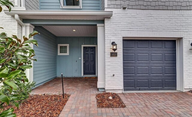 42 Appleton Ct, Saint Augustine, FL 32092 - entrance to property featuring brick siding and a garage