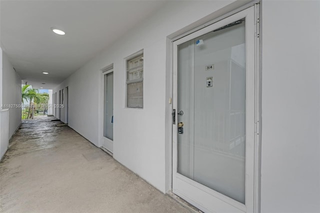 9159 SW 77th Ave Unit 314, Miami, FL 33156 - property entrance featuring stucco siding