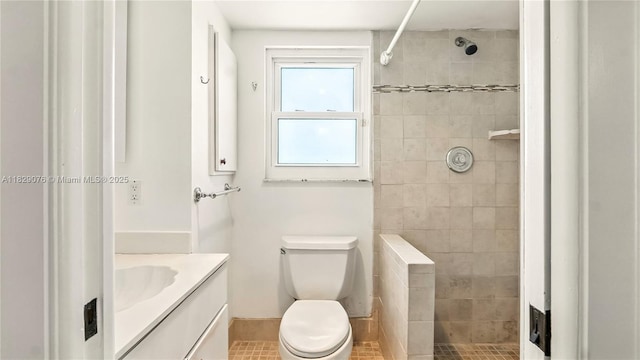 1482 SE Manth Ln, Port St Lucie, FL 34983 - full bath featuring vanity and tiled shower