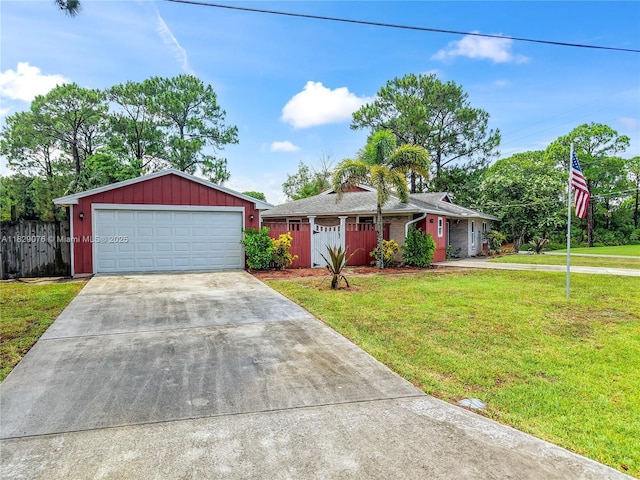 1482 SE Manth Ln, Port St Lucie, FL 34983 - single story home featuring a garage