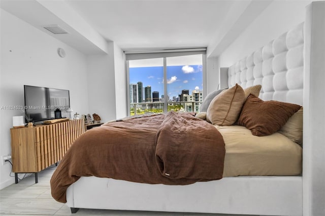 4250 Biscayne Blvd Unit 1217, Miami, FL 33137 - bedroom with a view of city and floor to ceiling windows