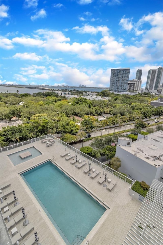 4250 Biscayne Blvd Unit 1217, Miami, FL 33137 - community pool with a view of city