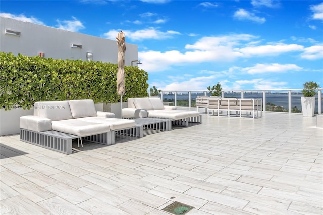 4250 Biscayne Blvd Unit 1217, Miami, FL 33137 - view of patio with an outdoor hangout area