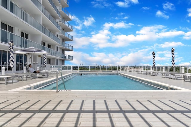 4250 Biscayne Blvd Unit 1217, Miami, FL 33137 - community pool featuring a patio